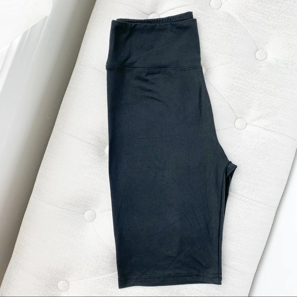 HIGH WAIST ELEVATE BIKE SHORTS - NAVY - Picture 5 of 8